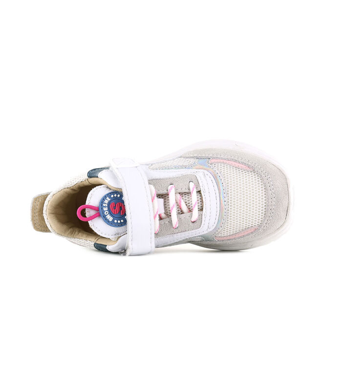 Witte Sneakers Met Roze Details image number 3
