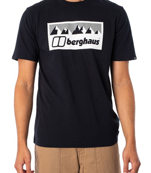 Grijs Fangs Peak T-shirt