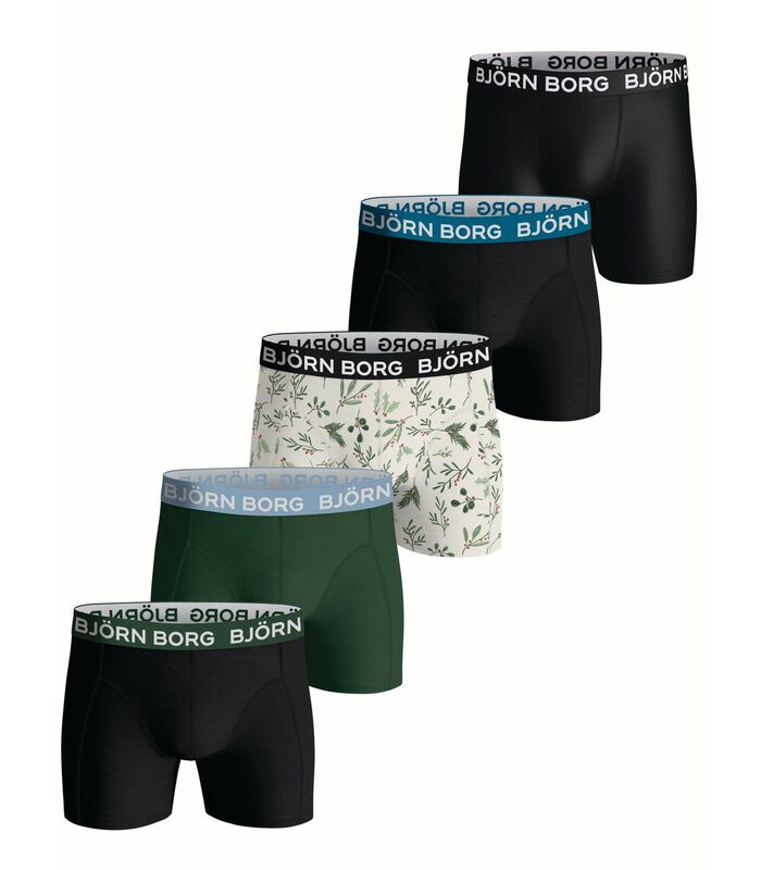 Bjorn Borg Giftpack Boxers 5-Pack Groen image number 0