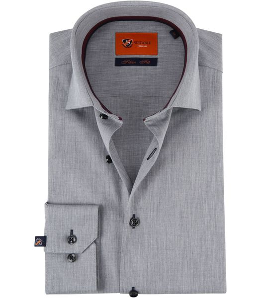 Suitable Shirt SF Melange Grey