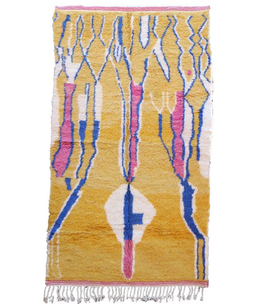 Tapis Berbere marocain pure laine 145 x 259 cm