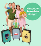 Bagage à main Valise avec 4 roues et serrure TSA (Voiture - Véhicules - Rouge - Design - Enfants) image number 3