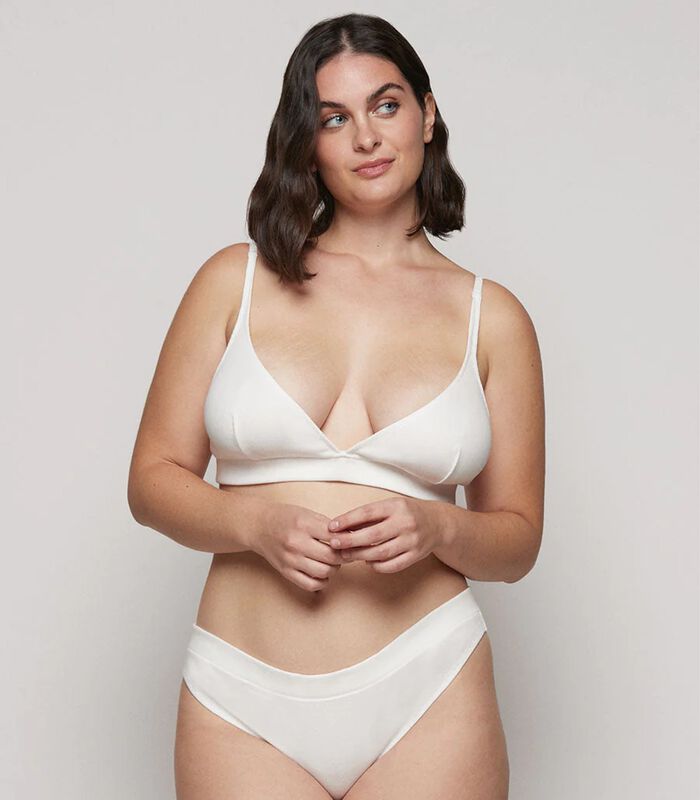 MAGNOLIA Bralette en coton organique image number 0