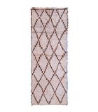 Marokkaans berber tapijt pure wol 278 x 98 cm image number 0