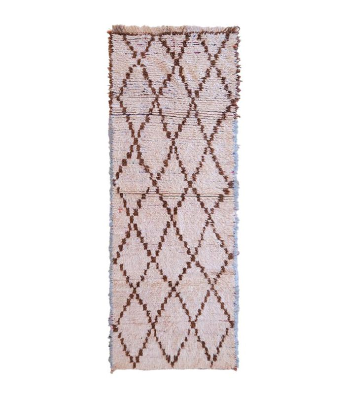Tapis Berbere marocain pure laine 98 x 278 cm image number 0