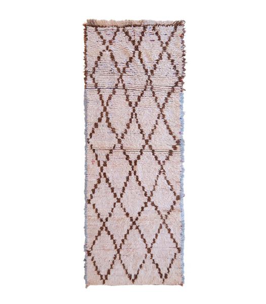 Marokkaans berber tapijt pure wol 278 x 98 cm