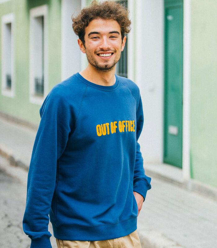 Out Of Office Sweatshirt Blue image number 4