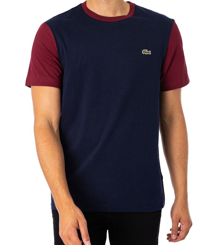 Jersey T-Shirt Met Kleurvlakken image number 0