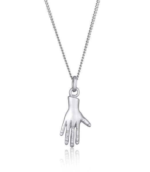 Halsketting Dames Hand Hanger Symbool Trend In 925 Sterling Zilver