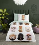 Housse de couette Young Animals Multi Coton image number 2