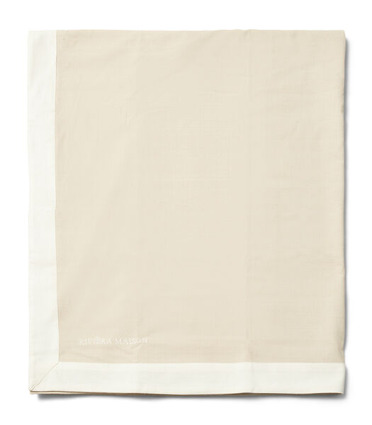 Tafelkleed katoen, Luxe - Whisper Flax - Beige - 270x150 CM
