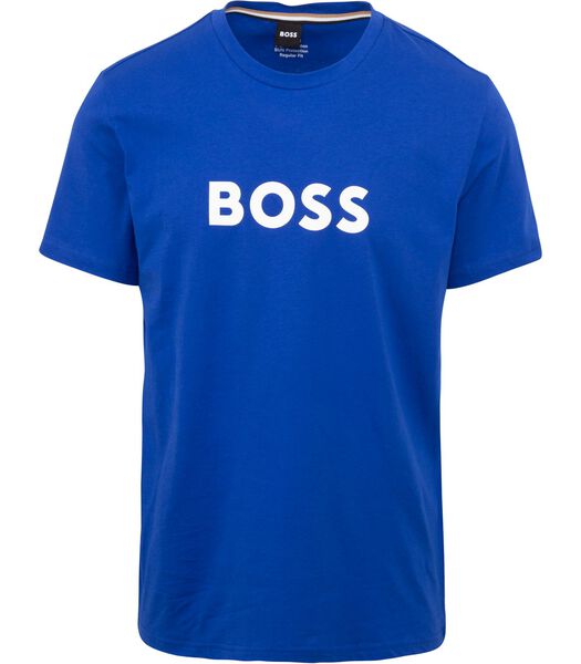 T-shirt Kobaltblauw