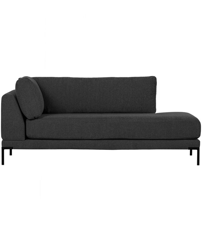 Couple Lounge Element  - Polyester - Donkergrijs - 89x100x200 image number 0