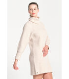 Robe sweat col montant manches longues image number 2