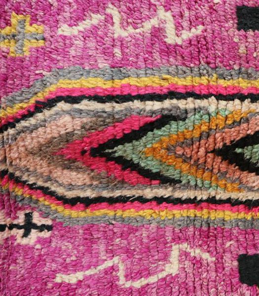 Tapis de couloir Berbere marocain pure laine 73 x 344 cm