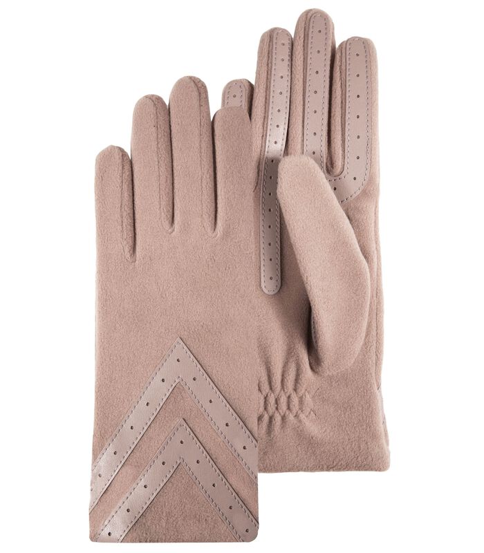 Gants femme tactiles Polaire Recyclée Rose image number 4