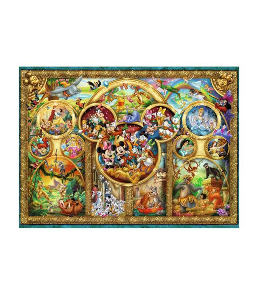 puzzel Most famous Disney characters - 500 stukjes
