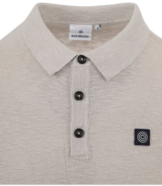 M14 Poloshirt Linnen Beige