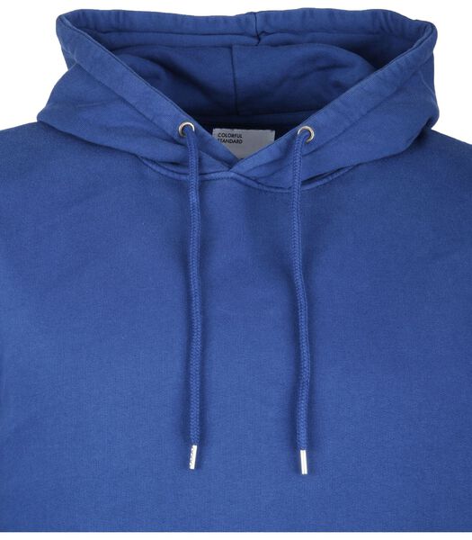 Colorful Standard Sweater à Capuche Organic Bleu