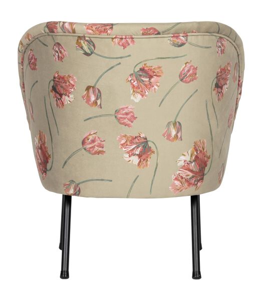Vogue Fauteuil Velours Rococo Agave