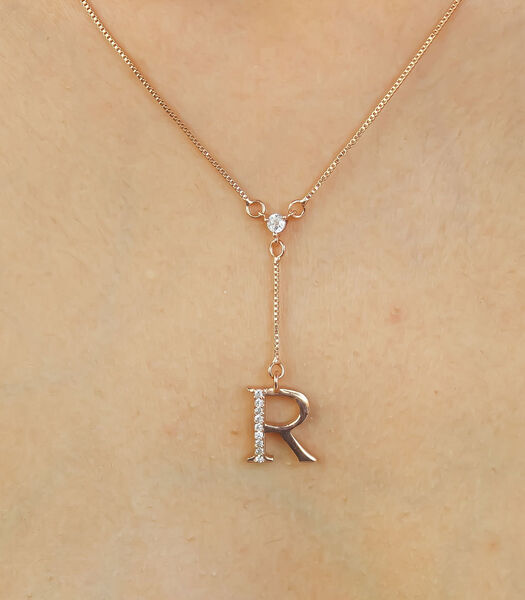 Collier 'Initiale Alphabet Lettre R'