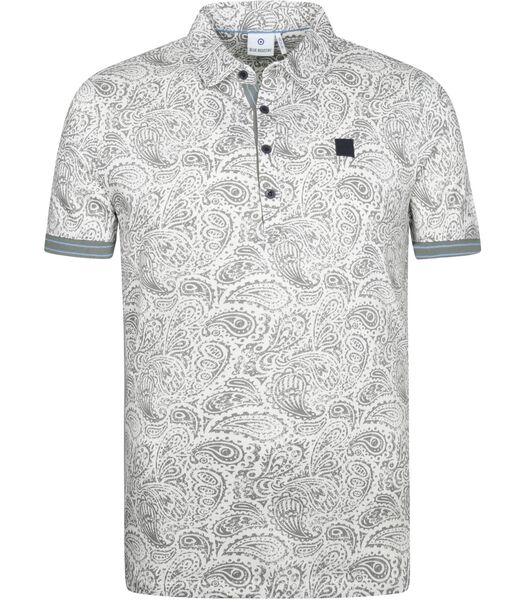 Blue Industry M25 Polo Paisley Groen