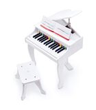 Piano à queue électrique - blanc image number 2