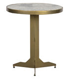 Table d'appoint - Marbre - Laiton antique - 51x45x45 cm - Cute image number 0