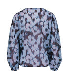 Chiffon blouse met print image number 3