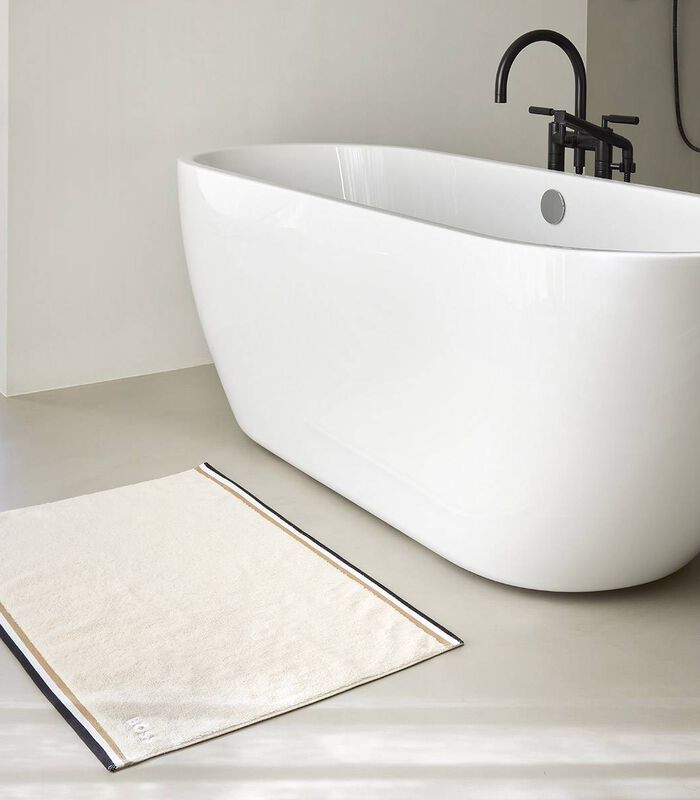 Tapis de bain en coton 800 g/m² , Iconic Stripe image number 2