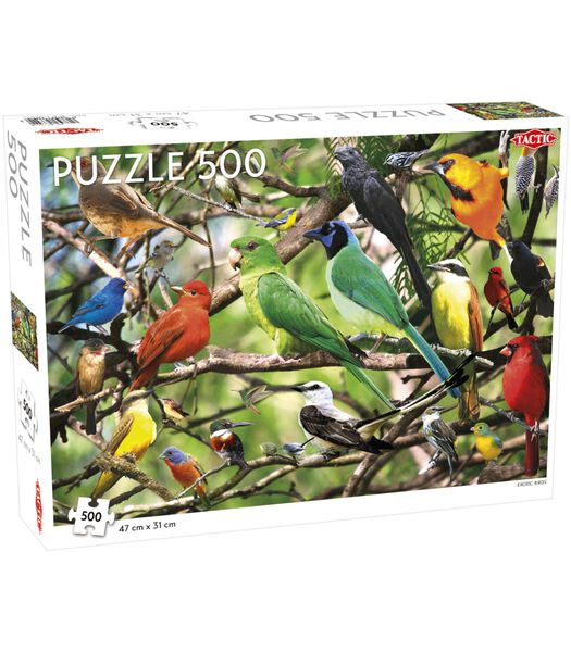Puzzel Animals: Exotic Birds - 500 stukjes