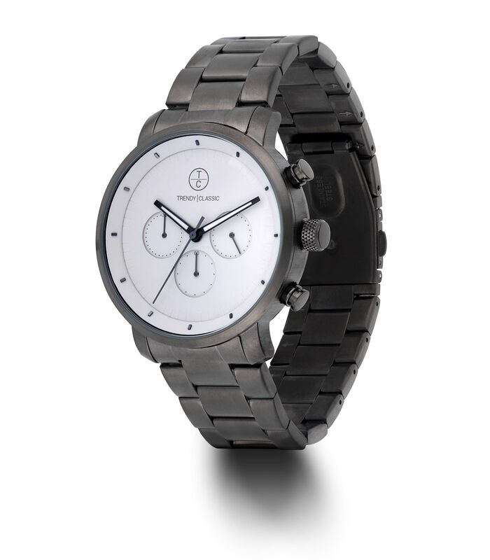 Montre chronographe bracelet métal Impulse image number 1