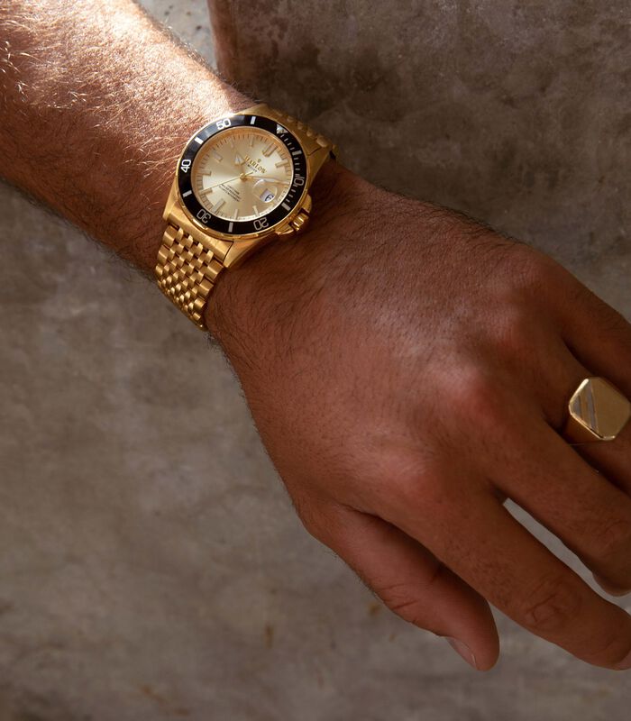 Marlow Miller horloge met goudkleurige band image number 1