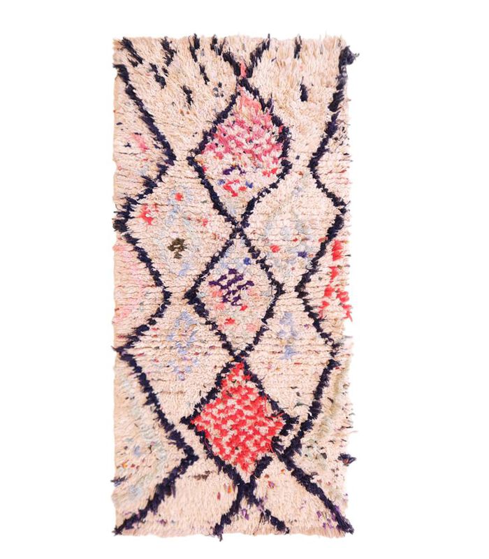 Marokkaans berber tapijt pure wol 172 x 85 cm image number 0