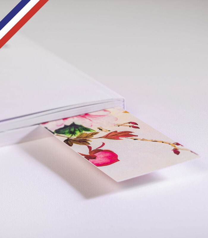 Marque-page créé et imprimé en France - Fleurs image number 1