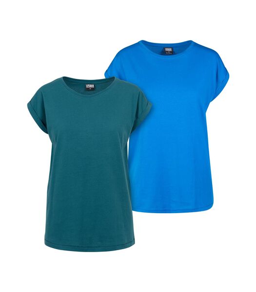 Dames T-shirts Extended Shoulder (x2)