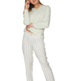 Pyjama lange top en broek Classic Stripes image number 0