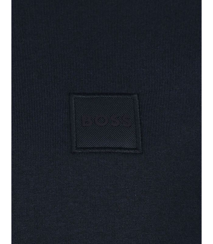 Hugo Boss T-shirt Manches Longues Bleu Foncé image number 2