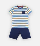 2-delige pyjama voor papa's, grijs/donkerblauw image number 0