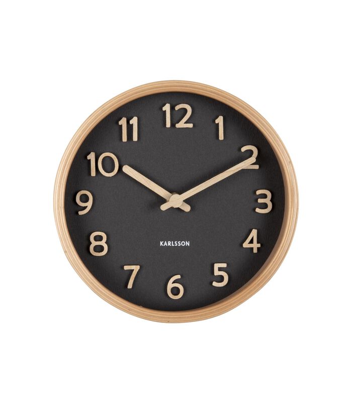 Horloge de table Pure - Noir - Ø18cm image number 0