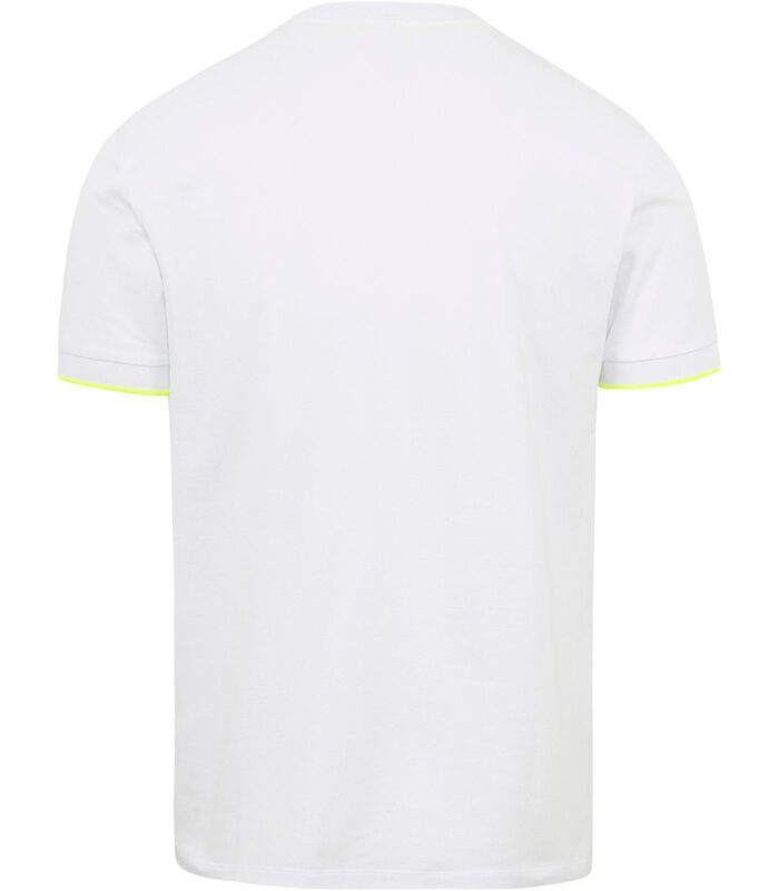 T-Shirt Neon Stripe Wit image number 3