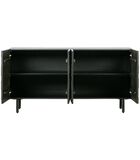 Commode - Bois - Noir - 83x160x40 - Counter image number 0