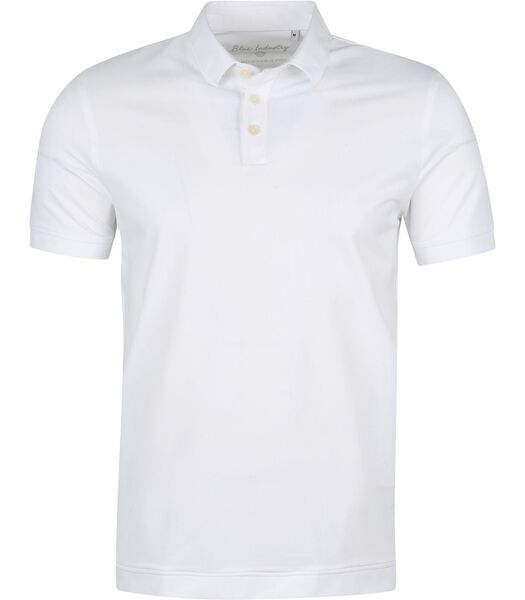 Blue Industry Polo Jersey Blanc