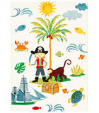 Vloerkleed Maui Kids voor kinderen Kleurrijke piratenwereld image number 0