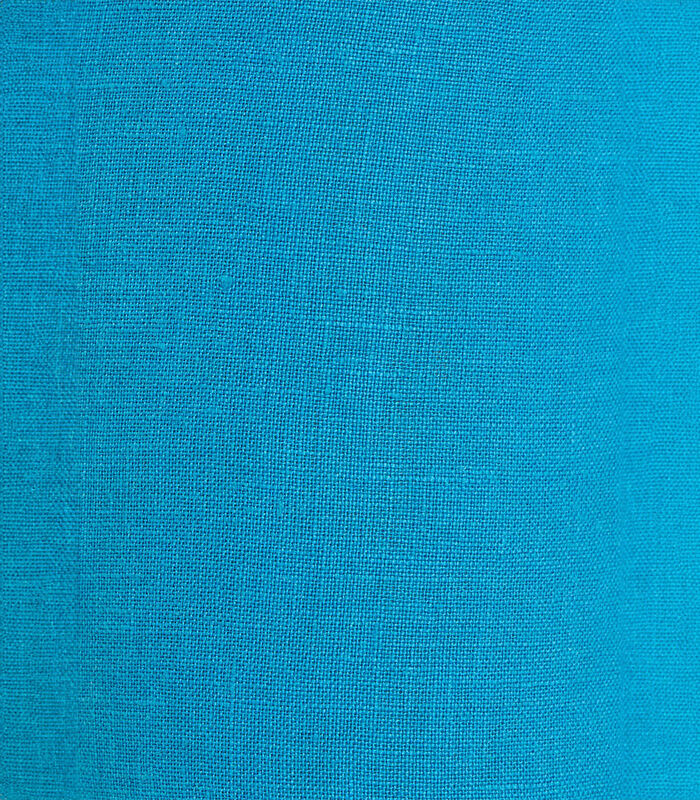 Blauw jumpsuit in linnen image number 4