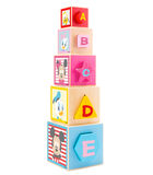 Jouet d'éveil - Cubes à empiler - Pyramide en bois image number 0