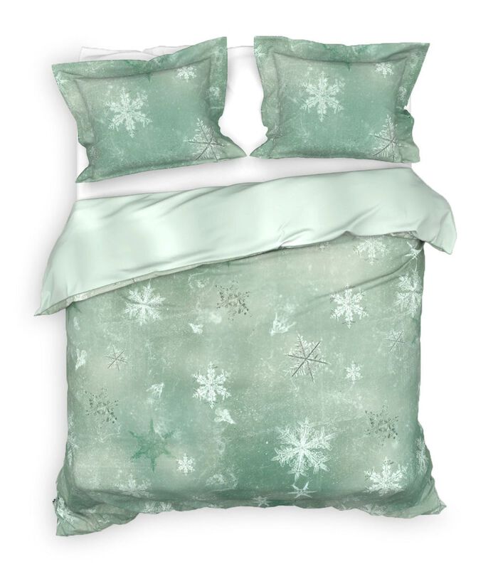Housse de couette Beyla Green Twill-coton image number 3