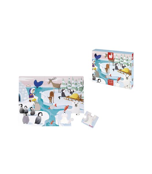Haptik-Puzzle "Im Eis" (20 pièces) Dans une boîte