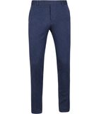 Suitable Pantalon Jersey Melange Donkerblauw image number 0