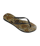 Dames slippers Slim Leopard image number 1
